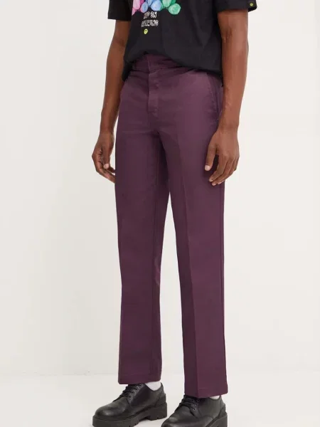 Dickies spodnie proste fioletowy