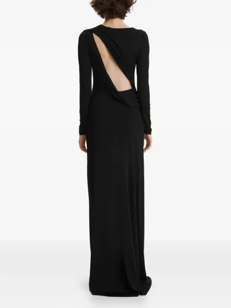 Rochie maxi 2310 Studio lungă de costum negru