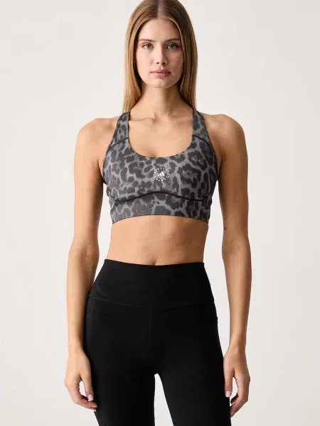 Adidas by Stella McCartney športová podprsenka sivá