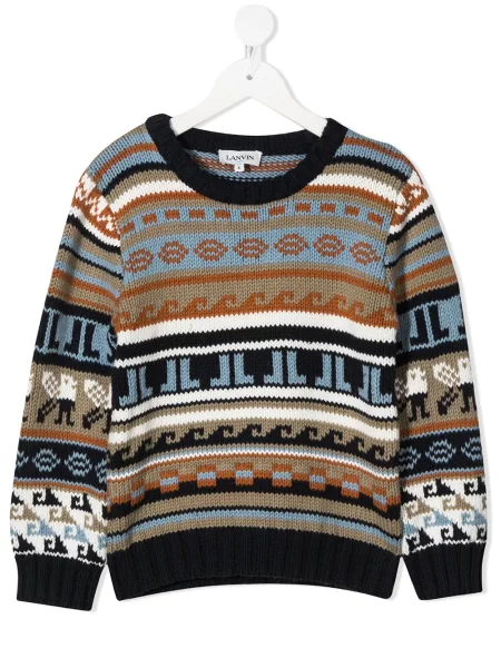 Sweter dziecięcy Lanvin Enfant niebieski