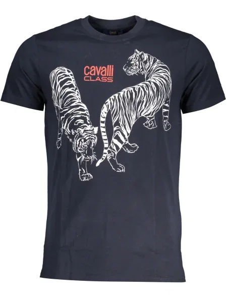 Tricou Cavalli Class scurt albastru
