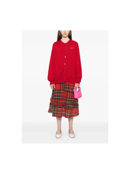 Sweter Comme Des Garcons Play czerwony