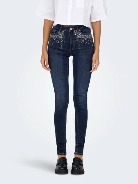 ONLY Jeans ONLPAOLA noapte albastru