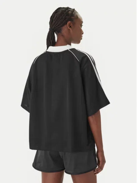 Póló adidas 3S Jaquard Tee Black L fekete