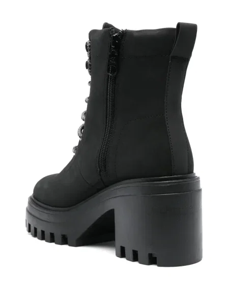 Botine Calvin Klein Jeans din piele negru