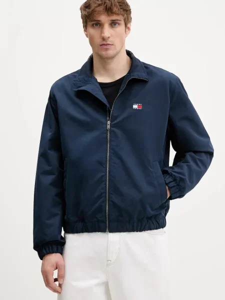 Geacă de blugi Tommy Jeans albastru