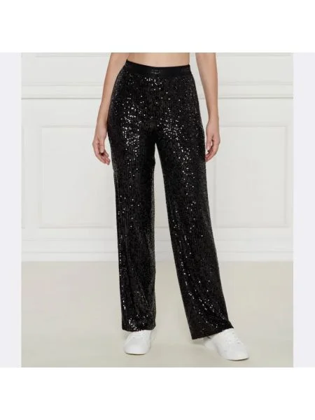 Marc Cain Pantaloni WASHINGTON | flare fit negru