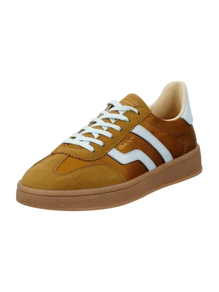 Sneakerși Gant din piele maro