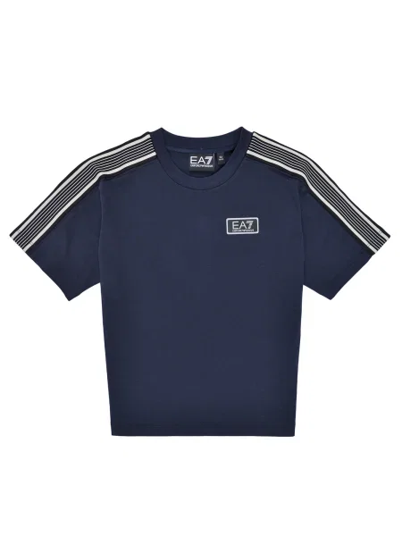 Tricou copii Emporio Armani Ea7 albastru