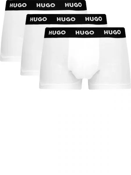 Hugo Chiloți boxer TRUNK TRIPLET PACK alb