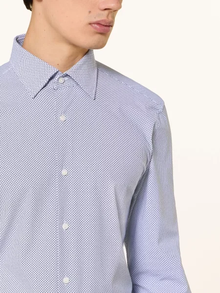 Boss Koszula Hank Slim Fit blau biała