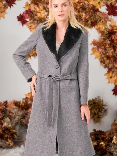Palton Dewberry gri