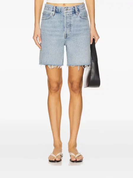 Szorty jeansowe Frame niebieskie