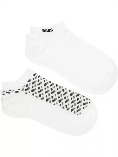 BOSS BLACK Șosete alb