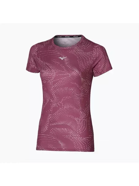 Дамска тениска за бягане Mizuno Impulse Core Graphic Tee violet quartz виолетово