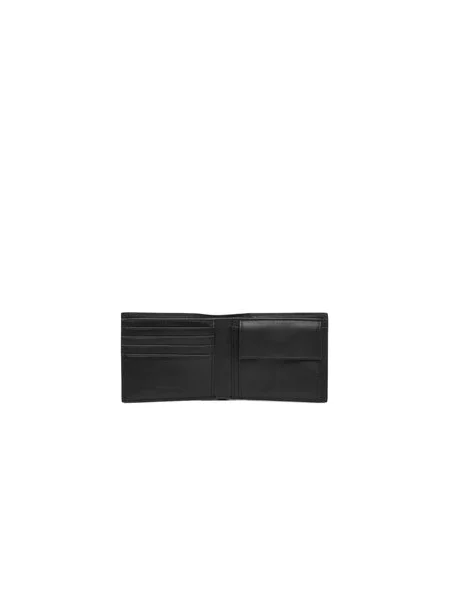 Peňaženka Calvin Klein Refined Emblem Mix Billfold W/ F čierna