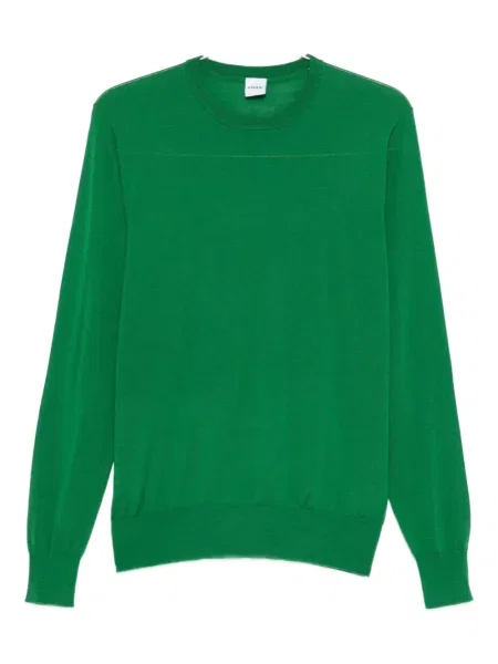 Pulover Aspesi cu decolteu rotund verde