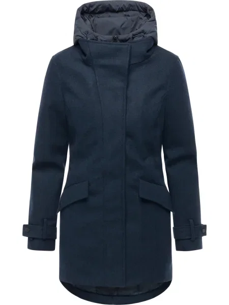 Ragwear Funkční kabát Petuja Felt Youmodo / petrolejová modrá