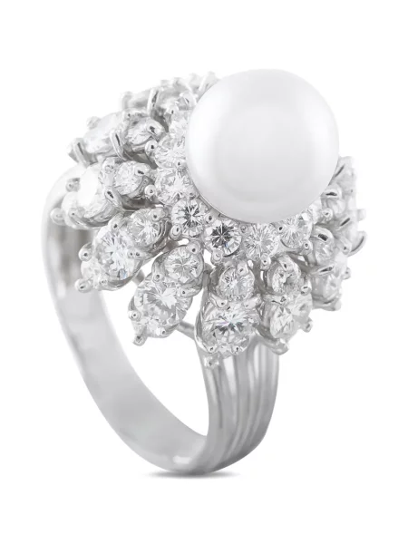 Inel Lb Exclusive cu perle argintiu