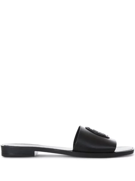 Кожени домашни пантофи Just Cavalli черно