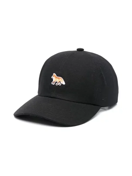 Czapka z daszkiem Maison Kitsune z logo czarna