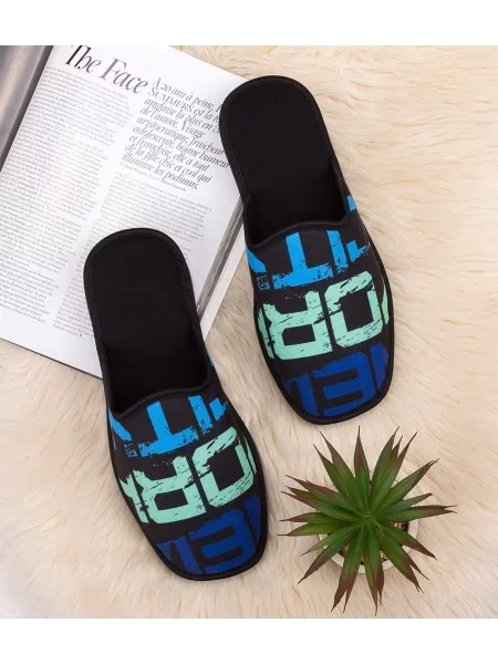 Papuci Natural Style negru