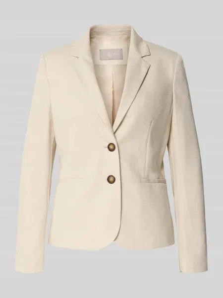 Żakiet o kroju regular fit z kołnierzem z połami Christian Berg Woman Selection