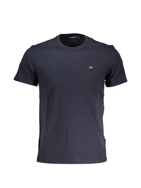 Tricou Napapijri cu autograf albastru