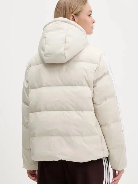 Péřová bunda adidas Essentials Climawarm zimní béžová