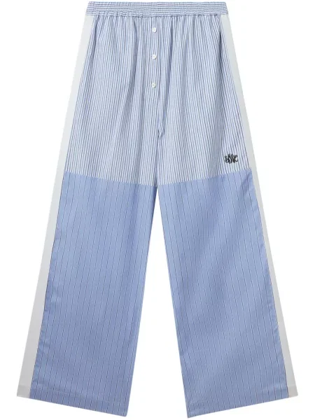 Pantaloni Stella Mccartney cu dungi albastru
