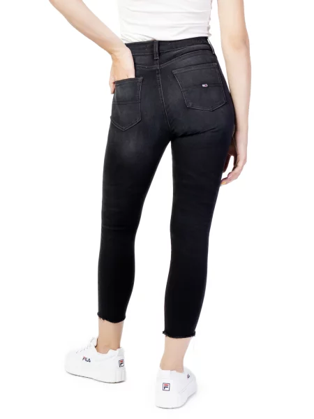 Jeansy skinny Tommy Jeans czarne