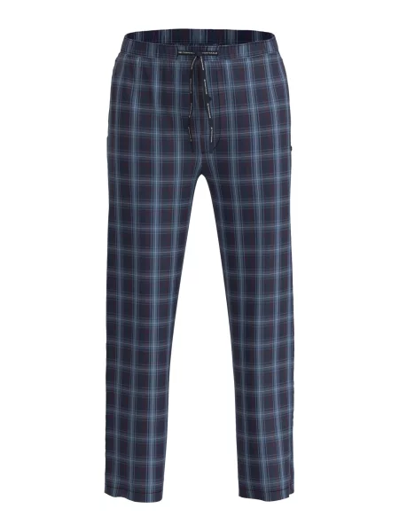 TOM TAILOR Pantaloni de pijama albastru / opal / roșu alb