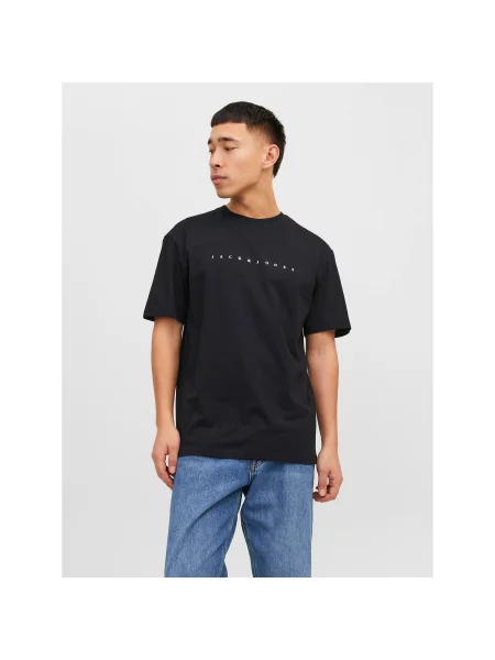 Jack&Jones Футболка Star Relaxed Fit чорний