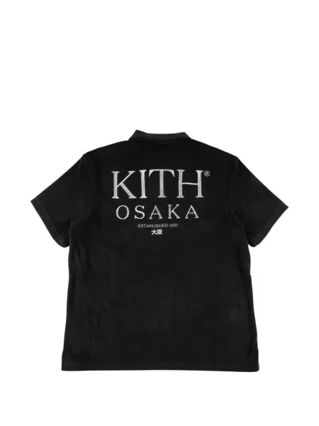 Tricou polo Kith negru