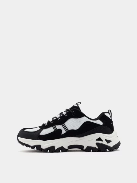 Кожаные кроссовки Skechers черные
