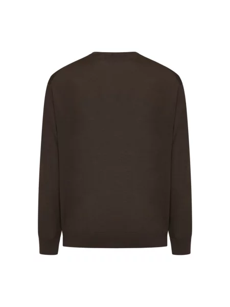 Sweter D4.0 wełniany brązowy