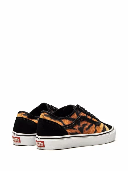 Zúžené tenisky Vans Old Skool s tygřím vzorem černé