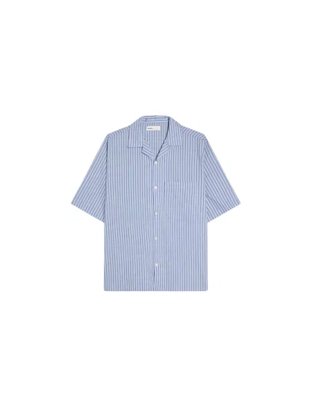 Bershka Cămașă deschis / maro deschis albastru