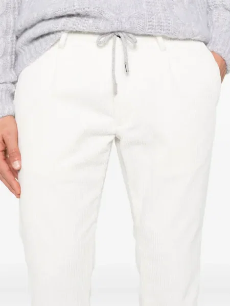 Pantaloni Eleventy alb