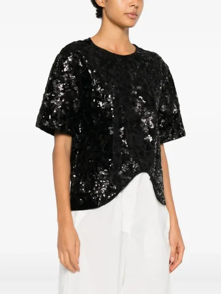Bluzka Niccolò Pasqualetti asymetryczna czarna