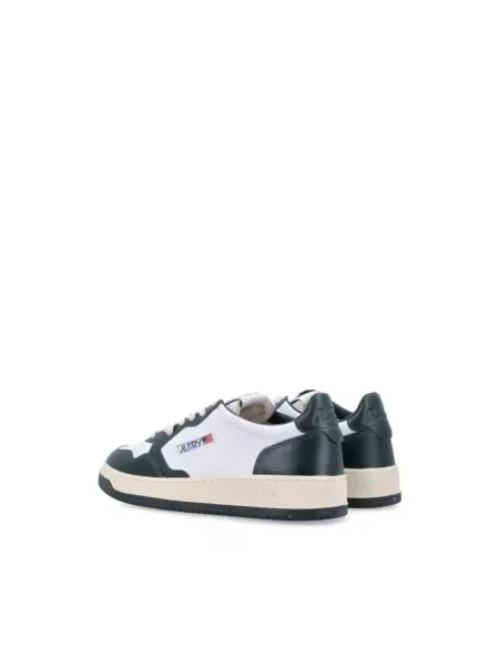 Jedwabne sneakersy Autry zielone