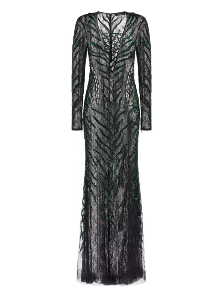 Lung rochie maxi Roberto Cavalli negru