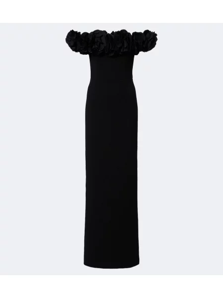 Rochie Rebecca Vallance cu model floral negru