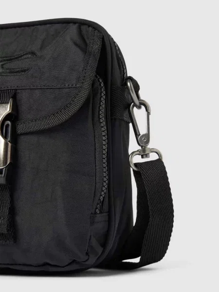 Torba na ramię z wyhaftowanym logo model ‘Journey Reporter’ Camel Active czarna