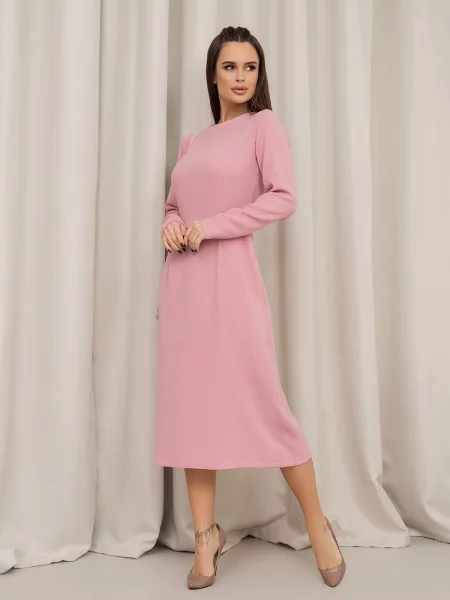 ISSA Plus Сукня міді рожевий