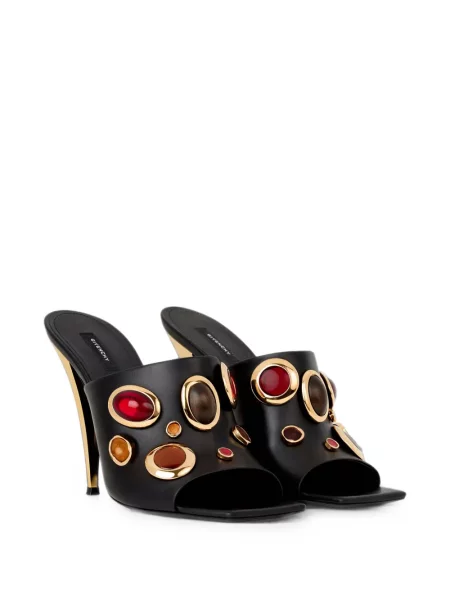 Papuci tip mules Givenchy din piele negru