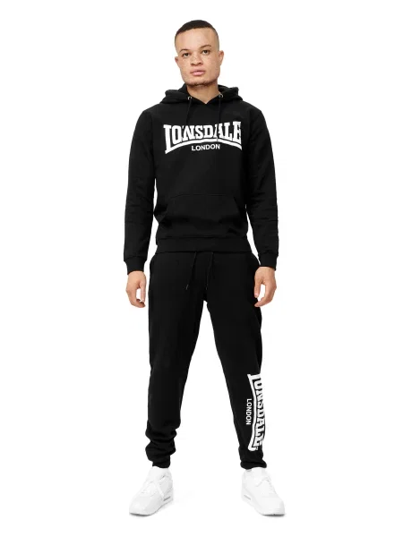 Спортивний костюм Lonsdale CLOUDY бавовна/поліестер чорний