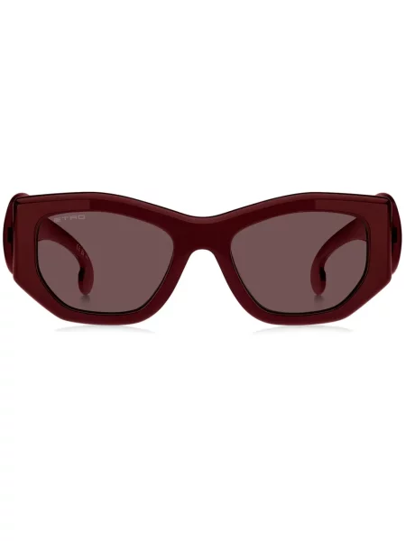 Ochelari de soare Etro cu model paisley roșu