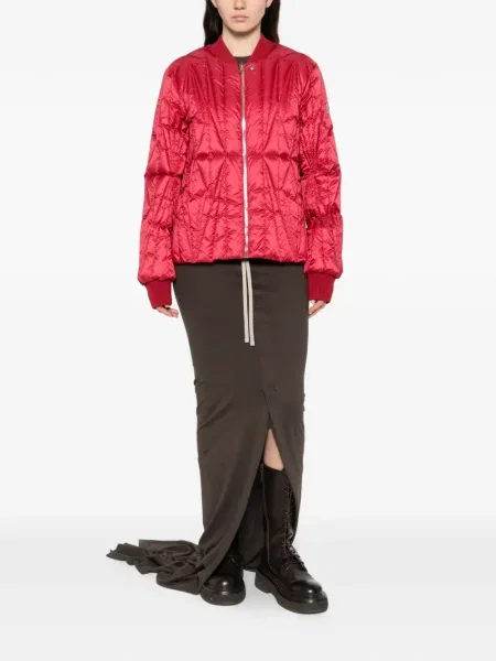 Geacă Moncler + Rick Owens roșu