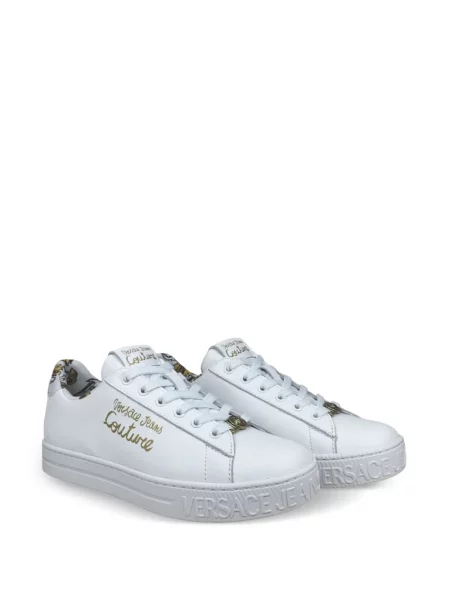 Sneakerși Versace Jeans Couture cu imagine alb